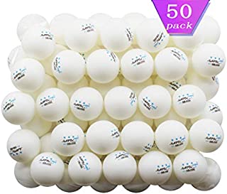 MAPOL 50 White 3-Star Table Tennis Balls Premium Training Ping Pong Balls