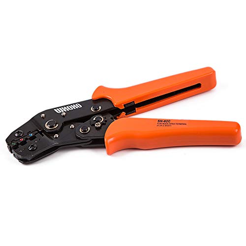 Crimping Tool for Heat Shrink Connectors and Insulated Electrical, Ratcheting Wire Crimper, Crimping Pliers, High Precision Wire Crimper, Ratchet Terminal Crimper, Wire Crimp Tool by Whoho