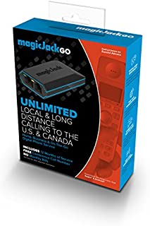 magicJackGo 2017, VOIP Portable Home, Business and On-The-Go Digital Phone Service that Allows You to Make Unlimited Local & Long Distance Calls to the U. S. and Canada. NO Monthly Bill.