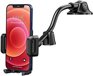 Mpow Car Phone Mount, Dashboard Windshield Car Phone Holder with Long Arm, Strong Sticky Gel Suction Cup, Anti-Shake Stabilizer Compatible iPhone 12 11 pro/11 pro max/XS/XR/X/8/7,Galaxy, Moto and More