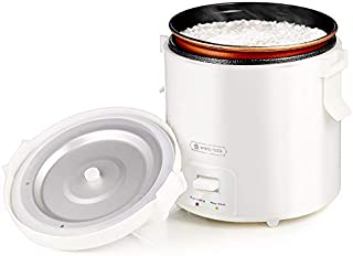 1.0L Mini Rice Cooker,WHITE TIGER Portable Travel Steamer Small,15 Minutes Fast Cooking, Removable Non-stick Pot, Keep Warm, Suitable For 1-2 People - For Cooking Soup, Rice, Stews & Oatmeal