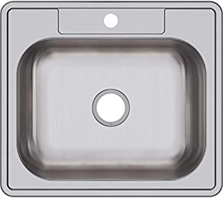 Dayton D125221 Single Bowl Drop-in Stainless Steel Sink