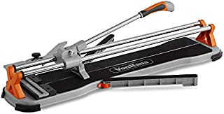 VonHaus 24 Inch Tile Cutter Manual - Professional Porcelain Ceramic Floor Tile Cutter Tungsten Carbide Cutting Wheel, Anti-sliding Rubber Surface - For Porcelain and Ceramic Floor and Ceiling Tiles