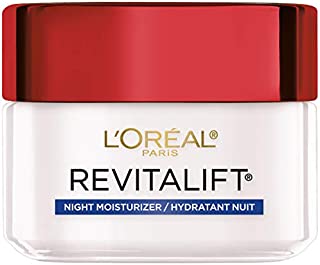 L'Oreal Paris Skincare Revitalift Anti-Aging Night Cream, Face Moisturizer with Pro-Retinol and Centella Asiatica, Paraben Free, Non-Comedogenic, Suitable for Sensitive Skin, 1.7 oz.