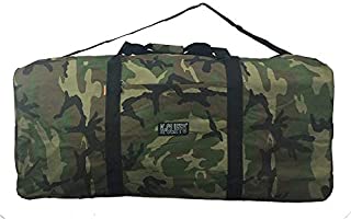 Heavy Duty Cargo Duffel Jumbo Gear Bag Big Drum Set Equipment Hardware Bags Large Square Sport Duffel 42 Inch Oversized Rooftop Travel Bag Huge Rack Roof Ball Traveling Roofbag Camo