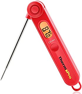 ThermoPro TP03 Digital Instant Read Meat Thermometer Kitchen Cooking Food Candy Thermometer with Backlight and Magnet for Oil Deep Fry BBQ Grill Smoker Thermometer
