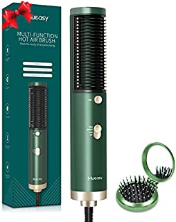 Hot Air Brush for Short Hair, Hair Dryer Brush, 5 in 1 Multi-Functional Hot Air Brush, Perfect One Step Hair Dryer and Volumizer, with Negative Ions to Prevent Frizz, Fast Drying, Straightening