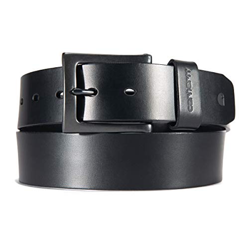 Carhartt Men's Signature Casual, Anvil Belt (Black with Gunmetal Finish), 36