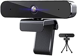 Full HD 1080P Webcam with Microphone,360-Degree Rotation, USB Plug and Play, Streaming Web Camera for PC, Desktop or Laptop, Video Conferencing, Recording, and Streaming