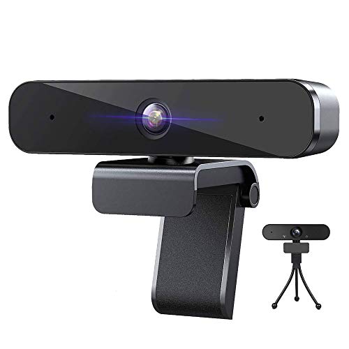 Full HD 1080P Webcam with Microphone,360-Degree Rotation, USB Plug and Play, Streaming Web Camera for PC, Desktop or Laptop, Video Conferencing, Recording, and Streaming