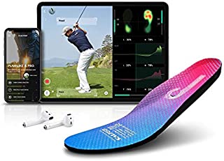 Salted Smart Insoles - Golf & Fitness Activities | Smart Fitness | Analyzes Golf Swing Posture Through Balance and Foot Pressure, Compatible Apps for Android/iOS, IoT Wearable Device, IP68 Waterproof