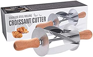 Stainless Steel Dough Croissant Rolling Pin Roller Cutter Baking Tool DIY, Home & Garden KitchenDining & Bar Valentine's Day, St. Patrick's Day, Easter, Ramadan Onsale