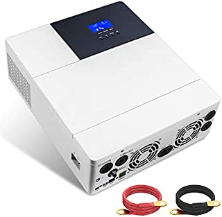 ECO-WORTHY 3500W 48V All-in-ONE Solar Charge Inverter Built-in 80A MPPT Charge Controller & 3500W Pure Sine Wave Inverter 48V DC to 110V AC for Solar Panel Power Home System