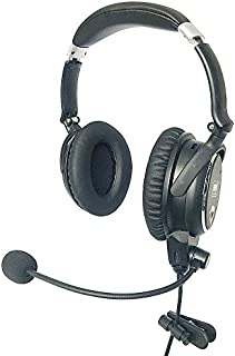 UFQ A7 ANR Aviation Headset- 2021 Version with Metal Shaft More Durable -A7 Could be a Small Version Boss A-20 BUT More Comfortable Clear Communication Great Sound Quality for Music with MP3 Input