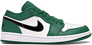 Nike Mens Air Jordan 1 Low Pine Green Basketball Shoe (9)