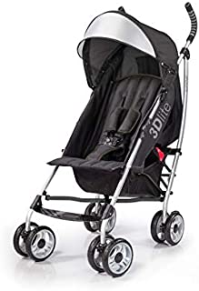 3Dlite Black Convenience Stroller (with Silver Frame)