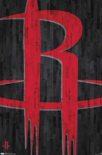 Trends International NBA Houston Rockets - Logo 19 Wall Poster, 22.375