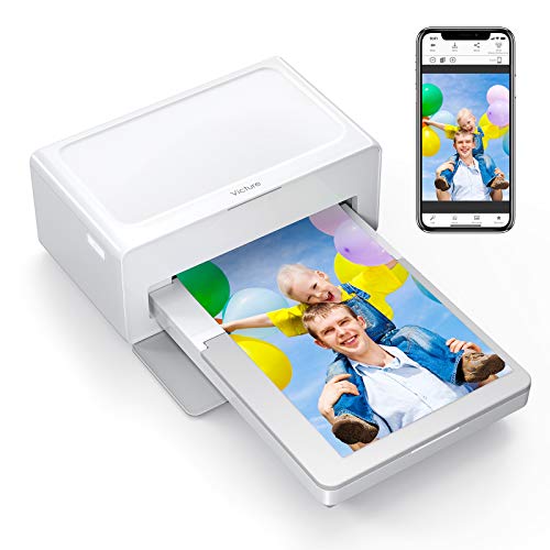 Victure Photo Printer, Print (4 x 6) inch Photos, Bluetooth Instant Photo Printer, Android & iOS devices, only printer