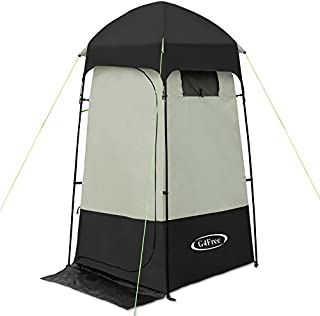 G4Free Privacy Shelter Tents Dressing Changing Room Deluxe Shower Toilet Camping (Black)