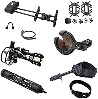 Southland Archery Supply SAS Pro Compound Bow Accessories Upgrade Package (Black Pro Package)