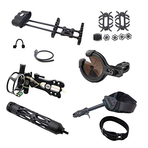 Southland Archery Supply SAS Pro Compound Bow Accessories Upgrade Package (Black Pro Package)