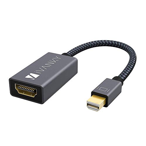 iVANKY Mini DisplayPort to HDMI Adapter, Grey, Thunderbolt to HDMI Adapter