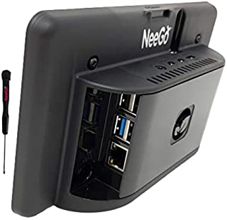 NeeGo Raspberry Pi 4 Screen Case for Raspberry Pi Monitor Touchscreen Display 7-inch