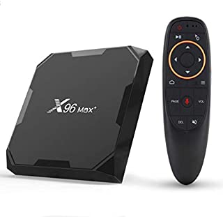 X96 Android TV Box Media Player 4GB RAM 32GB ROM Amlogic S905X3 2.4G/5.8G WiFi 1000M LAN Bluetooth H.265 HDR 3D 4K@60fps 8K@30fps with 2.4g Voice Remote Control