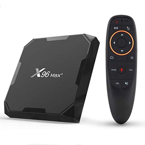 X96 Android TV Box Media Player 4GB RAM 32GB ROM Amlogic S905X3 2.4G/5.8G WiFi 1000M LAN Bluetooth H.265 HDR 3D 4K@60fps 8K@30fps with 2.4g Voice Remote Control