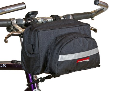 Bushwhacker Durango Black - Bicycle Handlebar Bag Cycling Front Pack Bike Bag Rear Frame Accessories