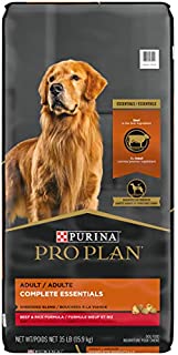 Purina Pro Plan With Probiotics, High Protein Dry Dog Food, Shredded Blend Beef & Rice Formula - 35 lb. Bag