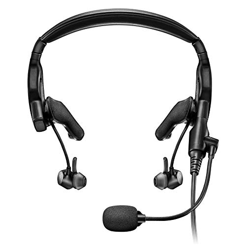 Bose Proflight Series 2 Aviation Headset with Bluetooth Connectivity, 6 Pin LEMO Cable, Black