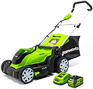 Greenworks G-MAX 40V 17 inch Brushed Mower with 4Ah Battery and Charger 2508302