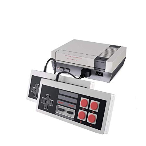 Classic Retro Game Console, AV Output NES Console Built-in 620 Classic Video Games for Kids Gift Birthday Gift