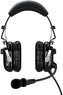 Faro G2 ANR (Active Noise Reduction) Premium Pilot Aviation Headset with Mp3 Input - Black