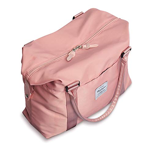 Womens travel bags, weekender carry on for women, sports Gym Bag, workout duffel bag, overnight shoulder Bag fit 15.6 inch Laptop