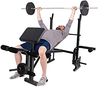 Olympic Weight Benches,750LBS Max Weight Capacity Adjustable Multifunctional Weight-lifting Bed Weight-lifting Machine Weight Benche Fitness Equipment for Home/Office/Gym,Shipping from USA