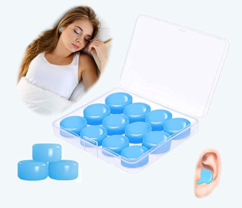 2021 Lastest YSUTON Reusable Moldable Ear Plugs for Sleeping Noise Cancelling ,6 Pairs Silicone Sound Blocking Ear Plugs for Snoring, Loud Noise, Shooting, Airplanes, Concerts,Travel, Studying, Work