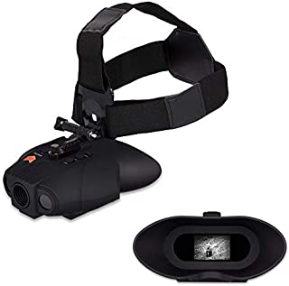 Nightfox Swift Night Vision Goggles | Digital Infrared | 1x Magnification | 75yd Range | Rechargeable Battery