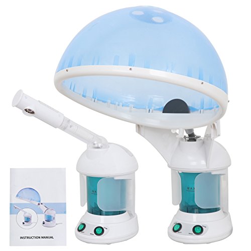 SUPER DEAL PRO 3 in 1 Multifunction Ozone Hair and Facial Steamer with Bonnet Hood Attachment, Hair Therapy & Facial Steamer (3 in 1)