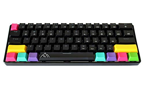 Asceny One - 60% Mechanical Keyboard, True RGB Lights, Spill Proof,Wired Budget 60% Keyboard (Gateron Blue)