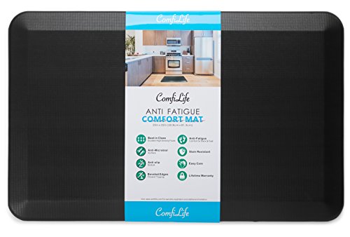 ComfiLife Anti Fatigue Floor Mat  3/4 Inch Thick Perfect Kitchen Mat, Standing Desk Mat  Comfort at Home, Office, Garage  Durable  Stain Resistant  Non-Slip Bottom (20