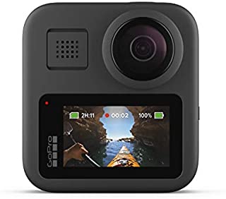 GoPro MAX  Waterproof 360 + Traditional Camera with Touch Screen Spherical 5.6K30 HD Video 16.6MP 360 Photos 1080p Live Streaming Stabilization