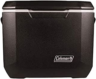 Coleman Rolling Cooler | 50 Quart Xtreme 5 Day Cooler with Wheels | Wheeled Hard Cooler Keeps Ice Up to 5 Days, Black