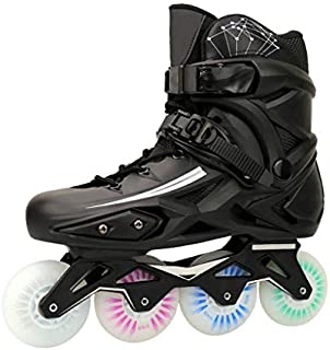 Sljj Inline Skates Profession Roller Skates with Light Up Wheel Roller Shoes for Adults and Teens Suitable for Birthday Gifts to Family and Friends (Color : A, Size : 40 EU/7.5 US/6.5 UK/25cm JP)