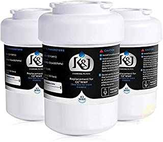 K&J Replacement GE MWF Compatible Water Filter - For GE Smartwater Water Filter MWF, NSF 42 certified (3 Pack)