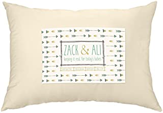 Zack & Ali Toddler Pillow, Soft 100% Organic Cotton, 13 x 18, Made in USA