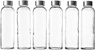 Epica 18-Oz. Glass Beverage Bottles, Set of 6 (Beverage Glasses)