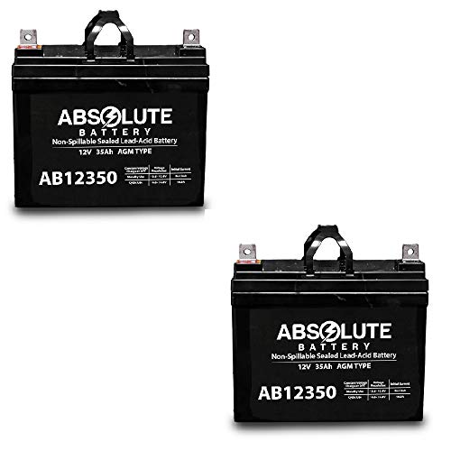 2PK 12V 35AH Pride Mobility Jet 3 Ultra Wheelchair Replacement Battery