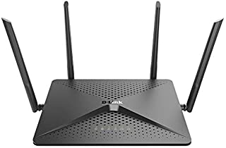 D-Link WiFi Router, AC2600 MU-MIMO Dual Band Gigabit 4K Streaming and Gaming with USB Ports, 4x4 Wireless Internet for Home (DIR-882-US)